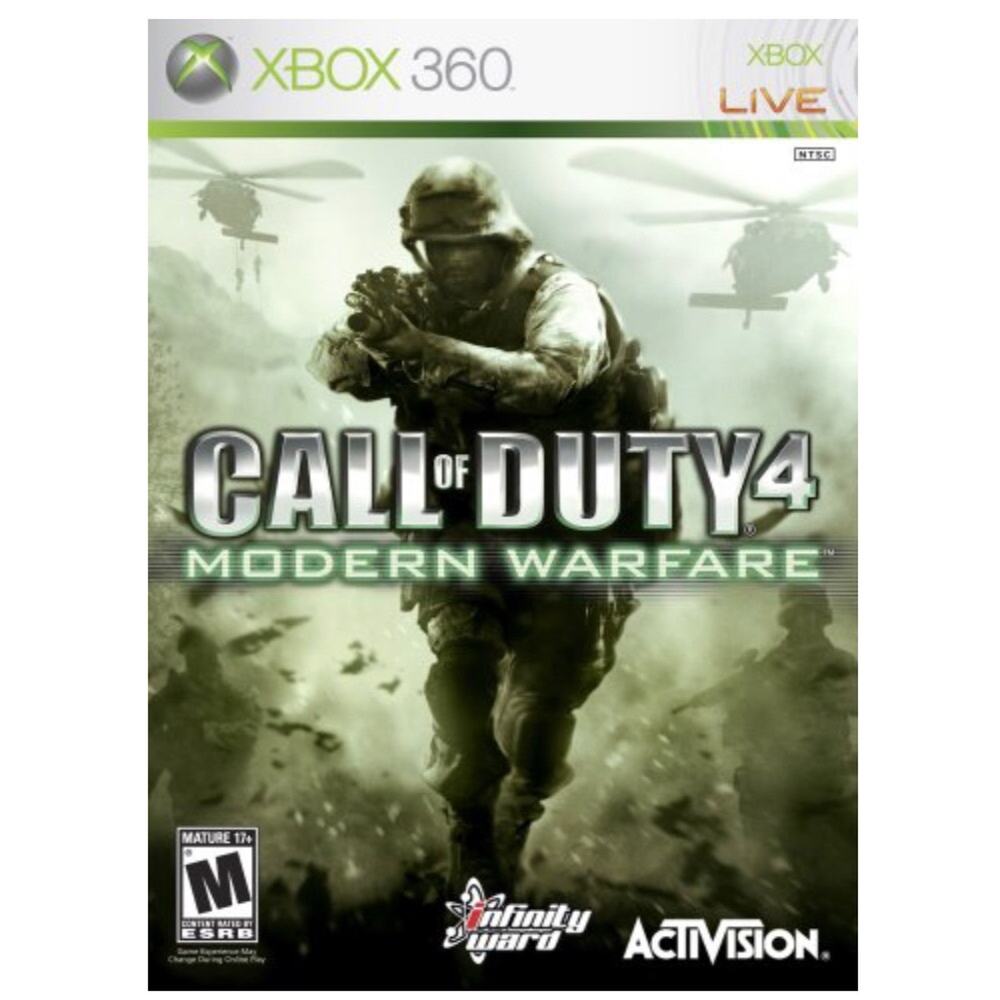 Xbox 360 Call of Duty 4 Modern Warfare game